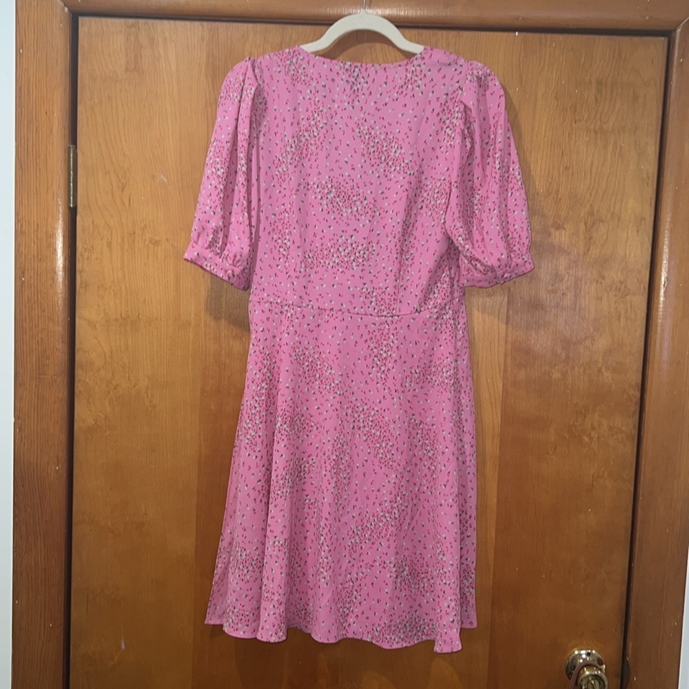 Kate Spade Meadow Floral Wrap Dress Pink Size 6 NWOT - Picture 7 of 13